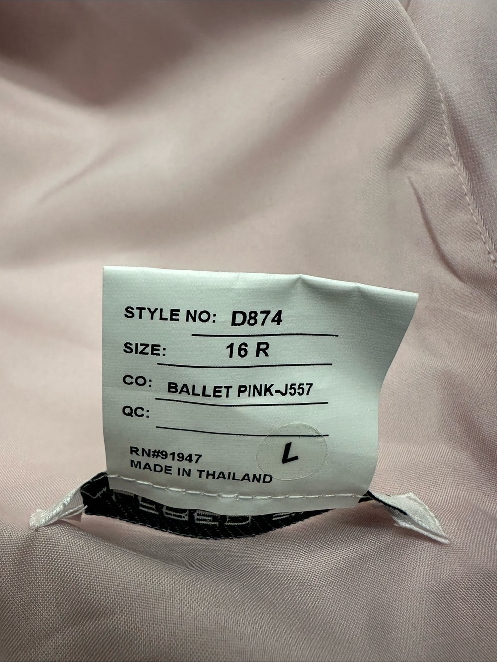 ALFRED SUNG D874 Blush Pink Satin Halter A Line Gown, Size 16 - Picture 9 of 9